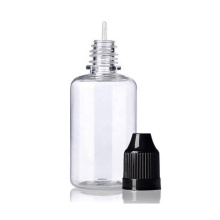 custom cosmetic essential oil foundation packaging clear 50ml empty pet plastic e-liquid bottle